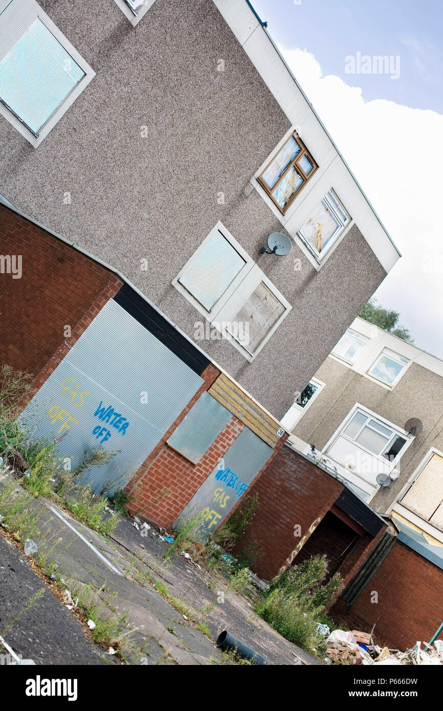 Sito di riqualificazione di Newtown, Birmingham, Foto Stock