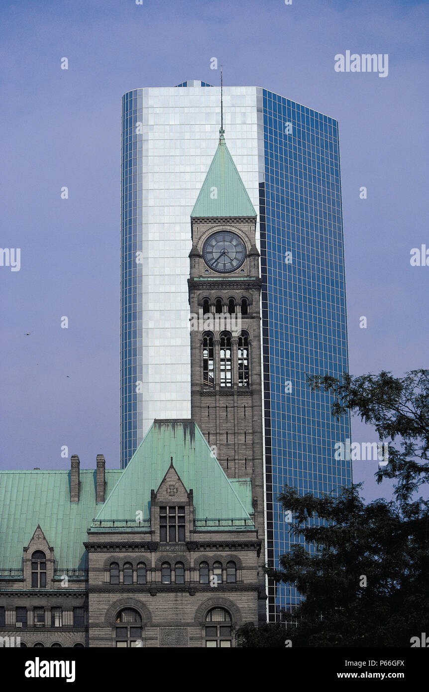 Il vecchio Municipio nella città di Toronto, provincia di Ontario, Canada Foto Stock