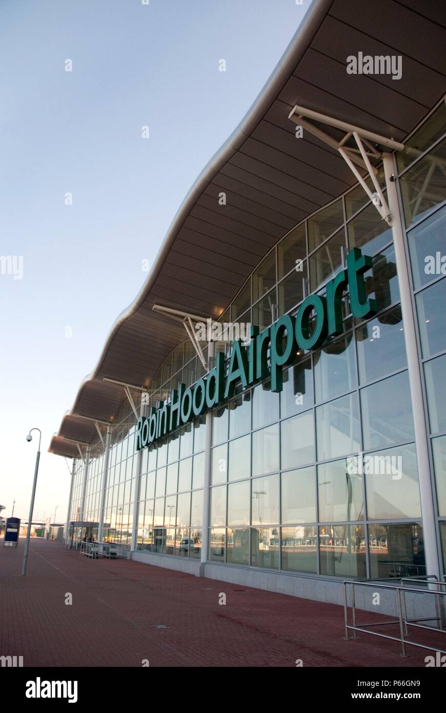 L'Aeroporto Robin Hood, Doncaster, Regno Unito Foto Stock