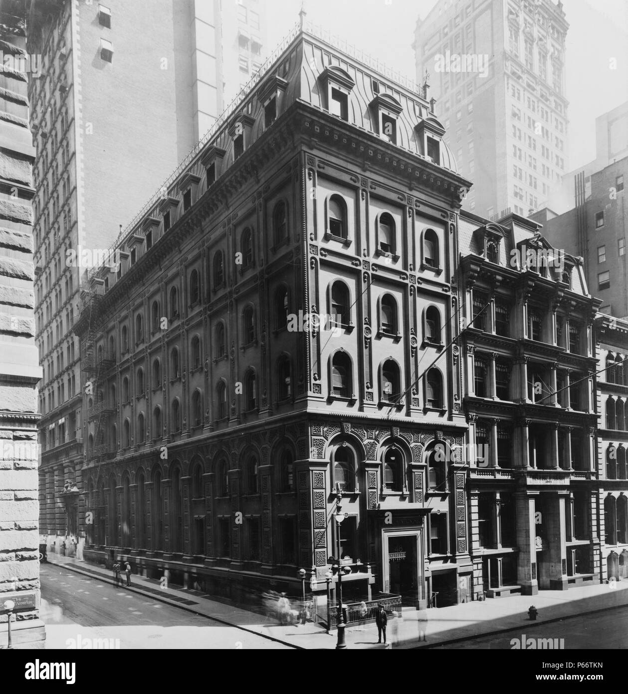 La banca di New York 1922. Foto Stock