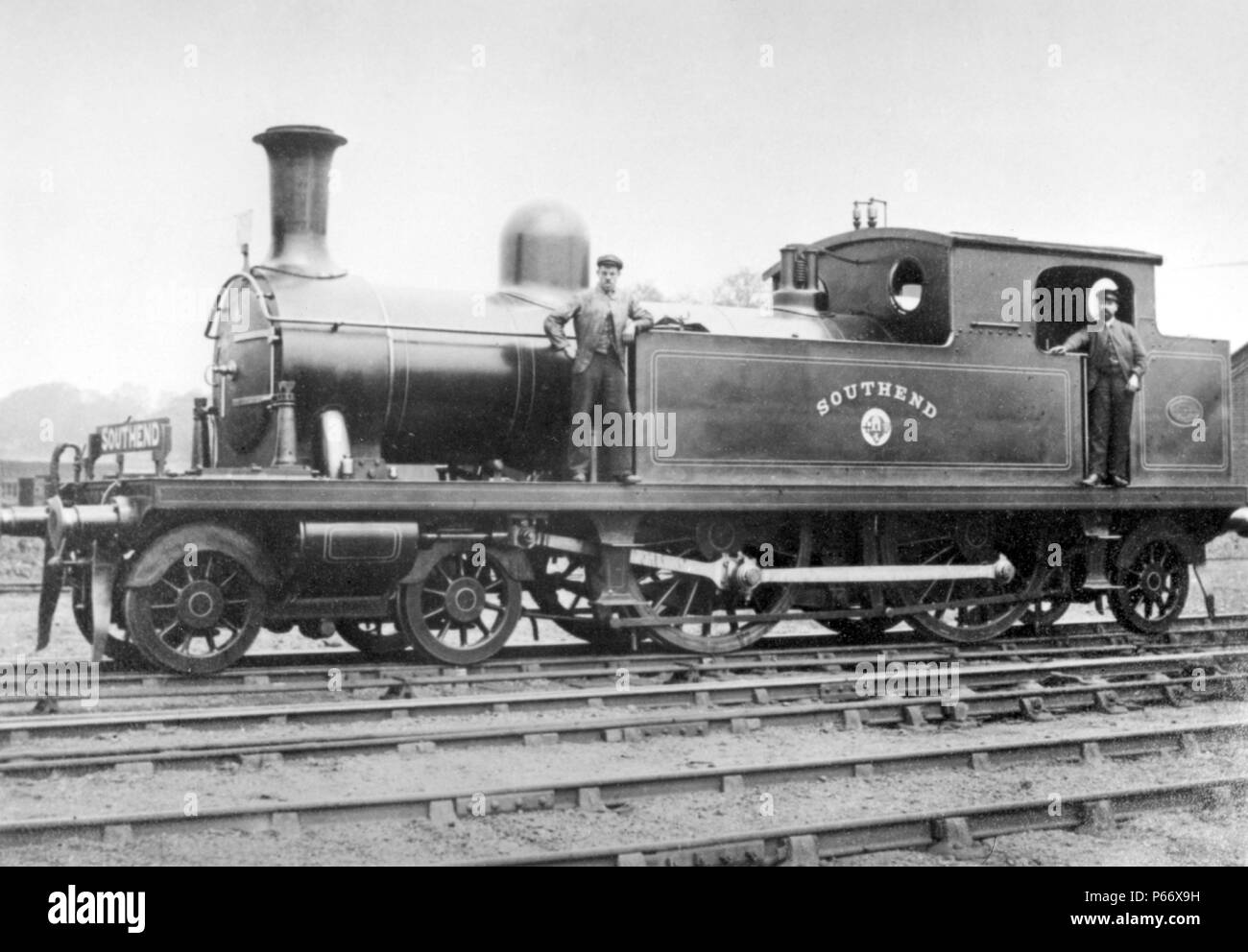 Un Whitelegg 4-4-2T, Southend dal London Tilbury e Southend Railway. C1900 Foto Stock
