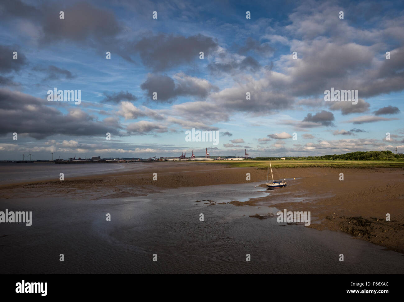 Bristol banchine da Portishead Foto Stock