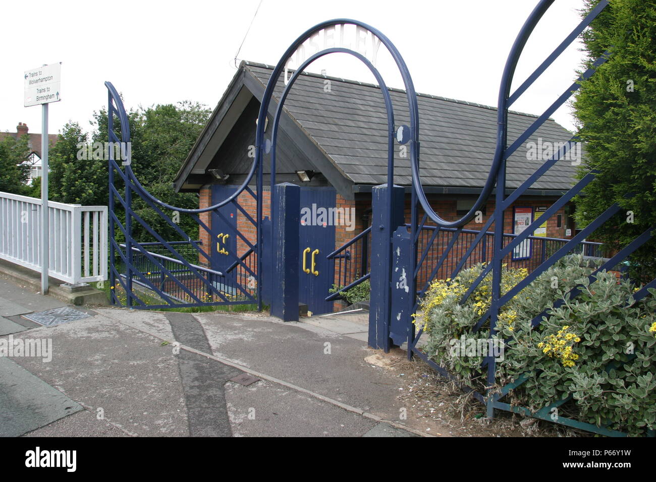 Ingresso alla stazione di halifax hx6 2np, West Midlands. 2007 Foto Stock