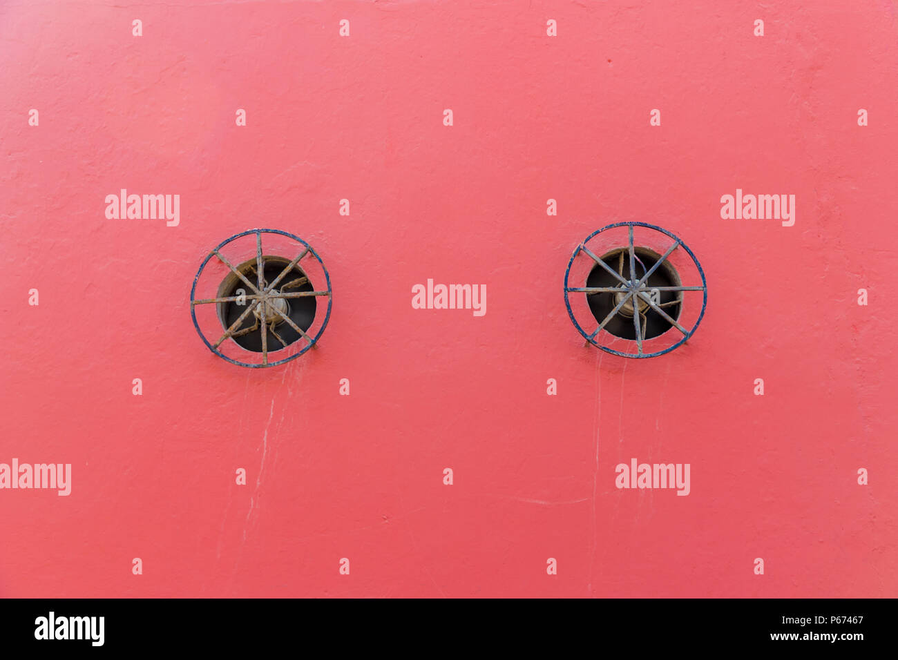 Una tipica vista in Cartagena Colombia Foto Stock