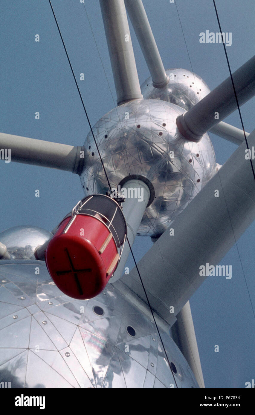 Bruxelles, Atomium, fiera mondiale 1958 Foto Stock