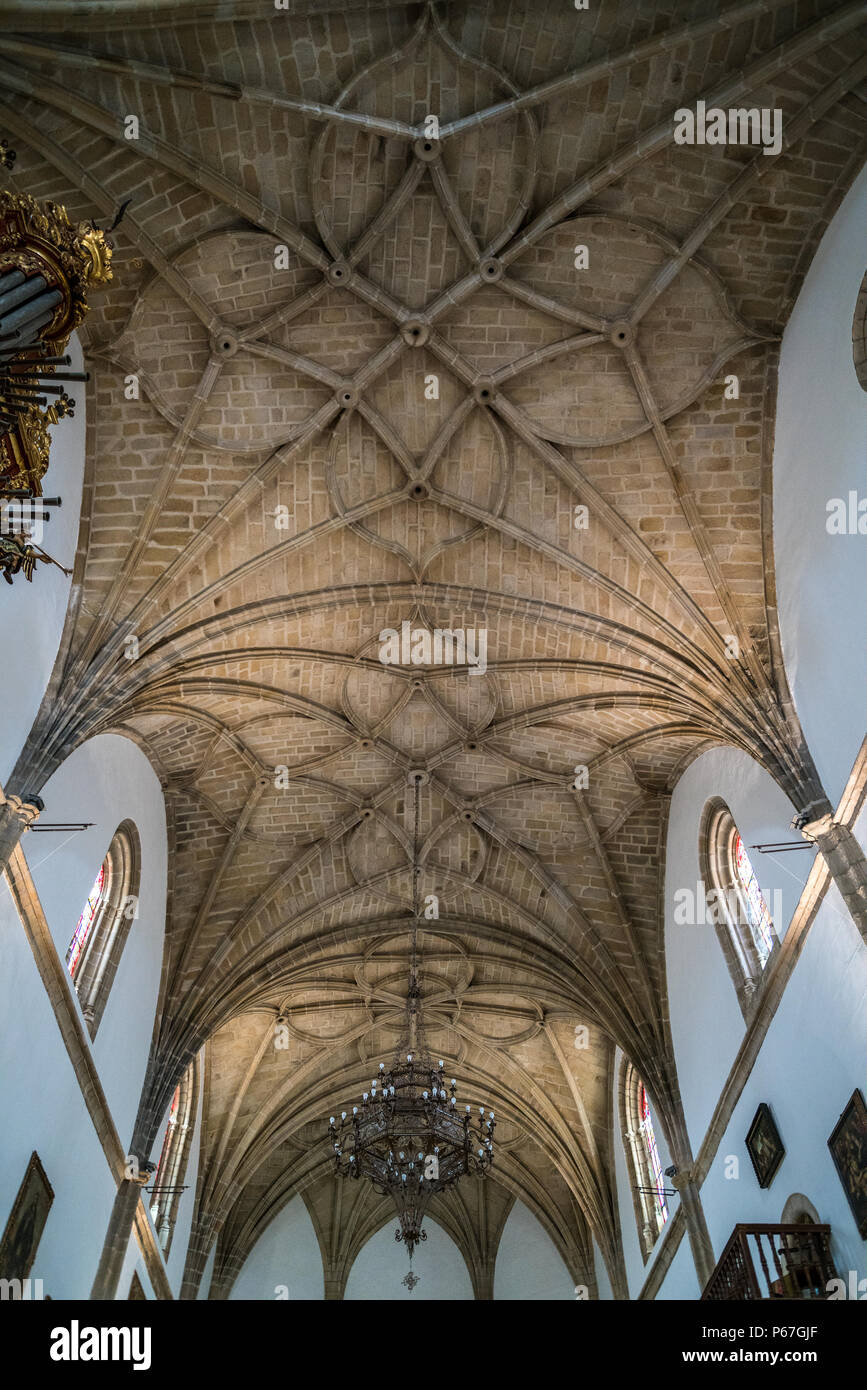 Archivio della chiesa di San Martino a Trujillo, Extremdaura, Spagna Foto Stock