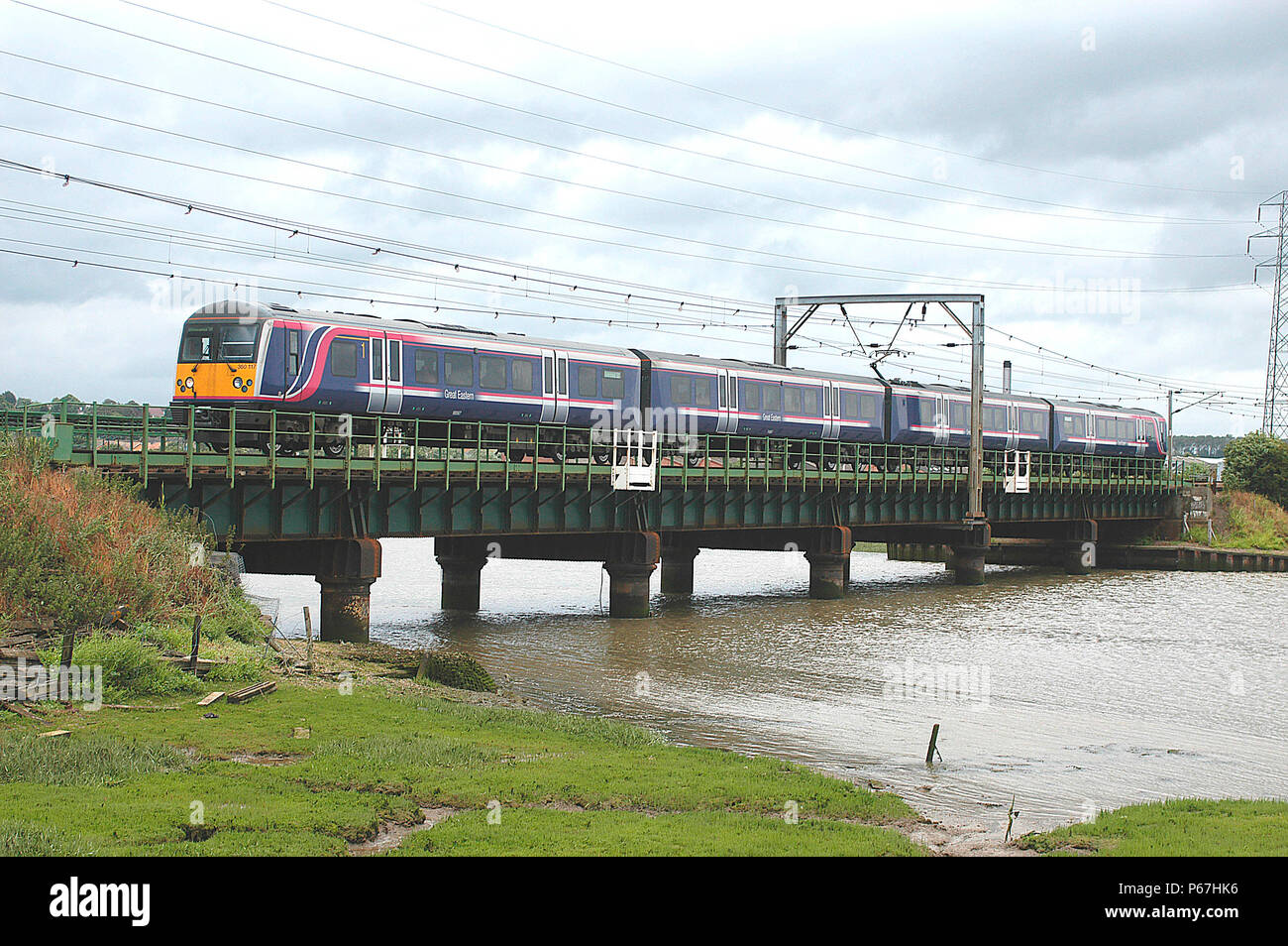L'introduzione di unità Desiro all'area di Anglian si è verificata poco prima del cambio di stazione operatore quindi la ritenzione del precedente operatore Foto Stock