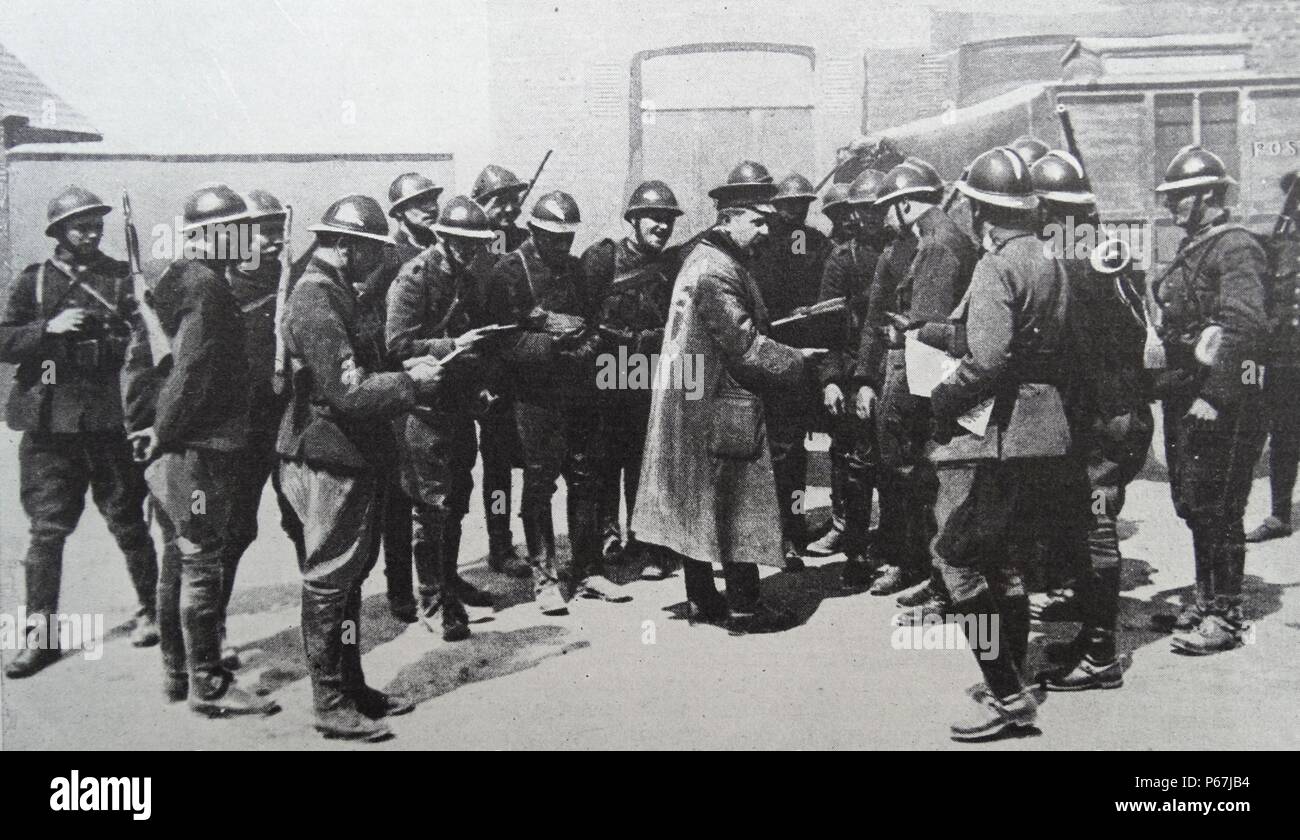 Una posizione Belga a Fiandre durante la prima guerra mondiale 1915 Foto Stock