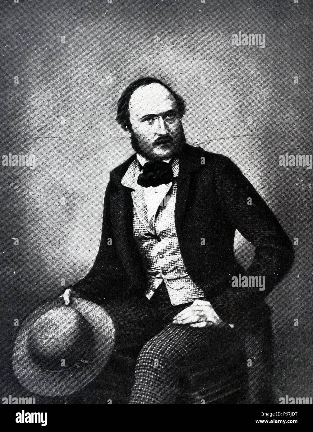 Prince Albert (1819-1861); il marito della Regina Victoria; 1858 Foto Stock