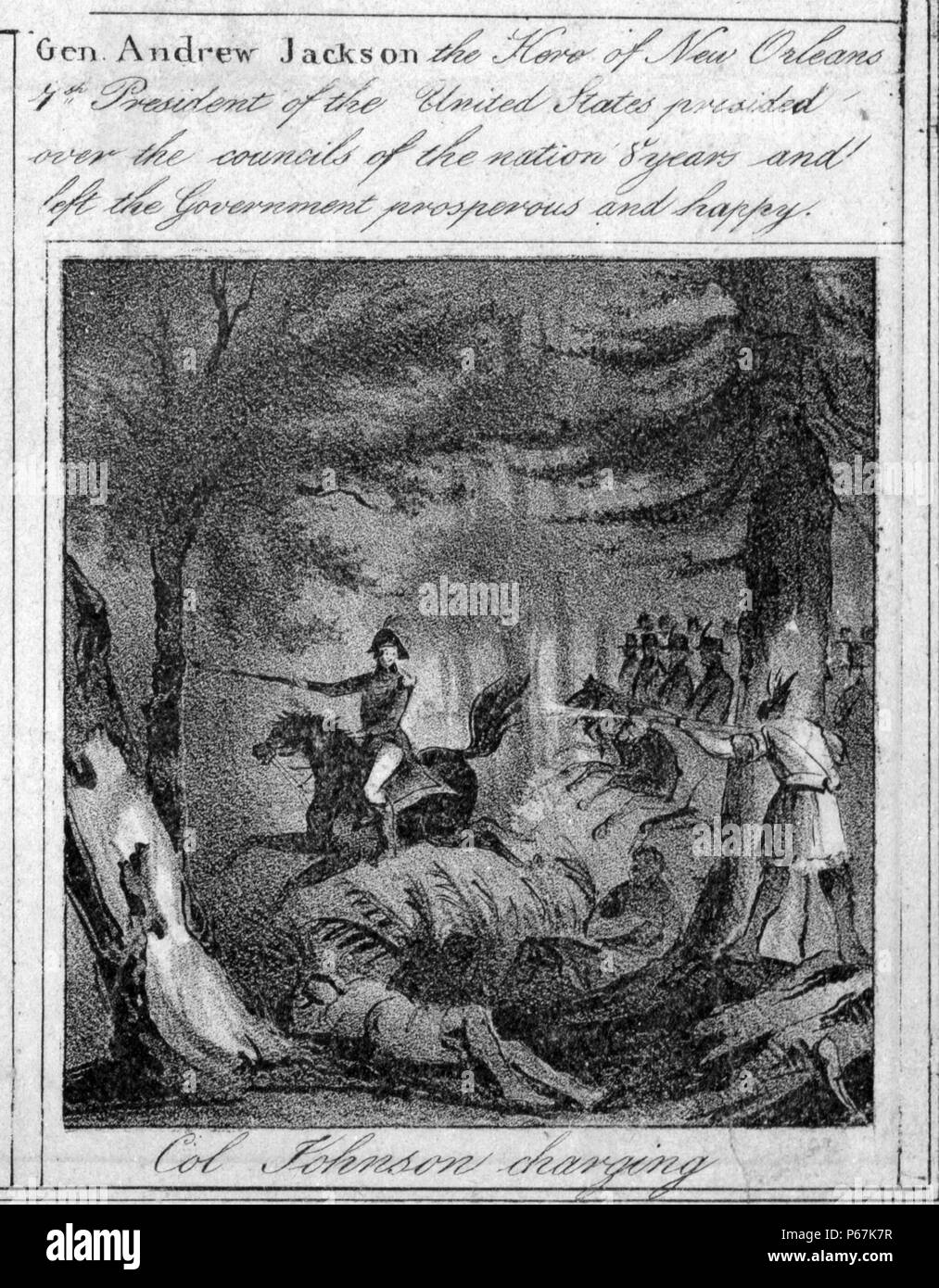 La battaglia del Tamigi, chiamato anche Battaglia di città della Moravia , (ott. 5, 1813), nella guerra del 1812, U.S. decisiva vittoria sul britannico e le forze indiane in Ontario, Canada, consentendo agli Stati Uniti di consolidare il suo controllo sul nord-ovest Foto Stock