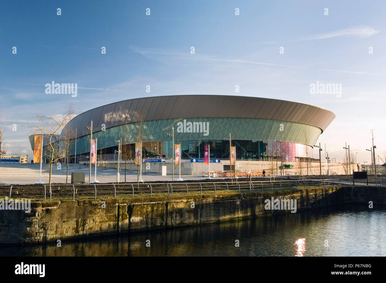 Echo Arena, Kings Waterfront, Liverpool, Regno Unito Foto Stock