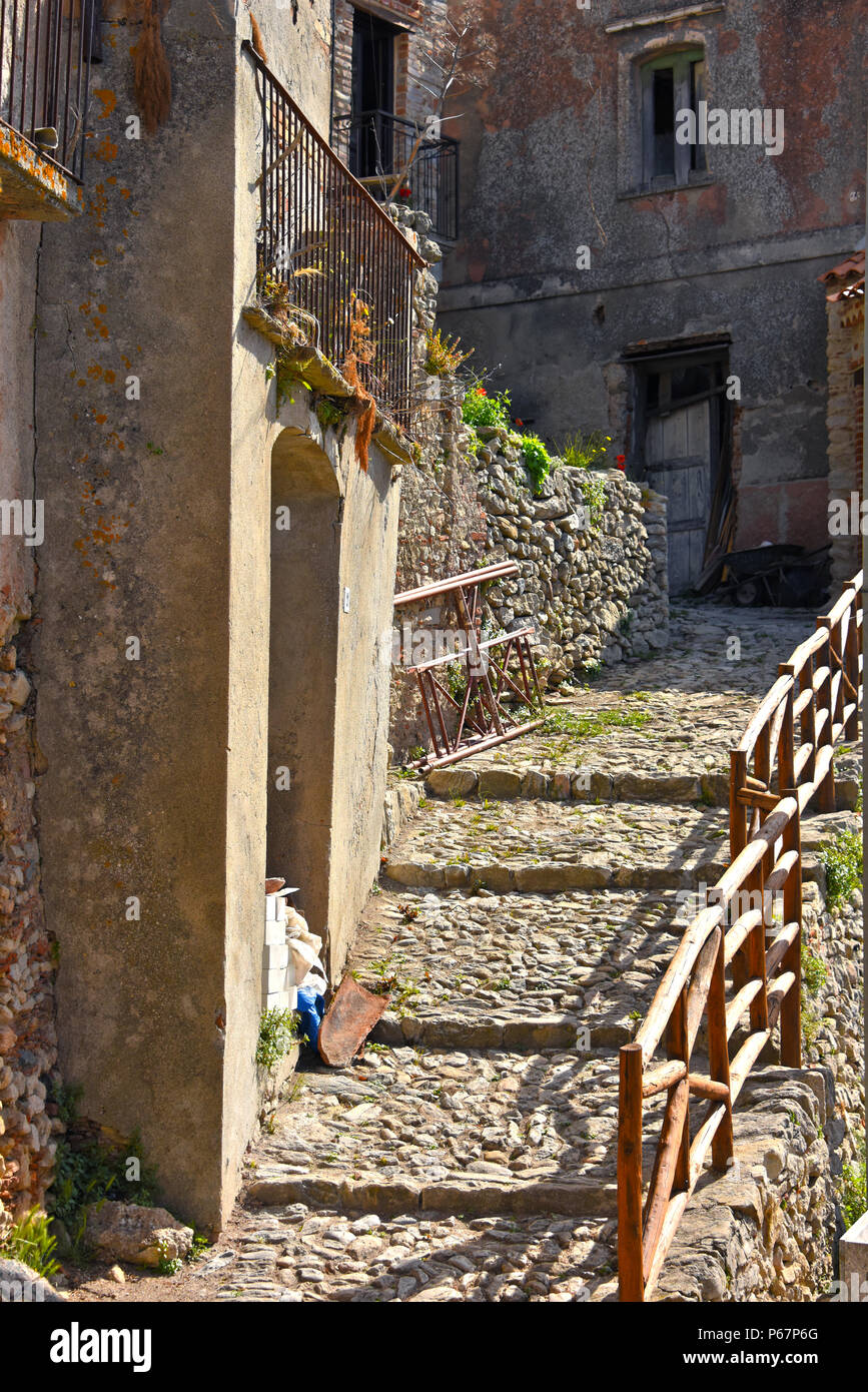 Il villaggio di Bova in Provincia di Reggio Calabria, Italia. Foto Stock