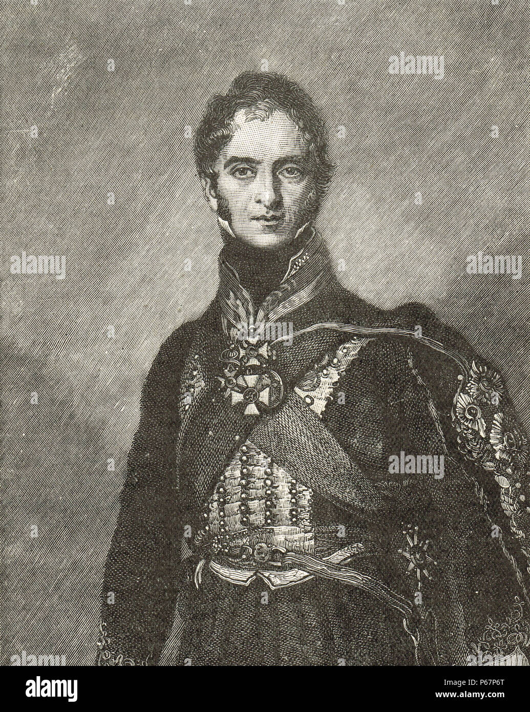 Maresciallo di Campo Henry William Paget, primo marchese di Anglesey Foto Stock