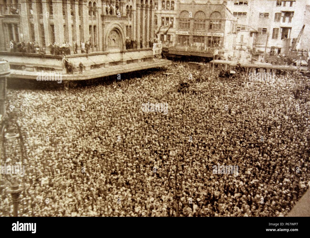 Il Duca e la duchessa di York (più tardi la Regina Elisabetta e Re Giorgio VI di Gran Bretagna) visitare l'Australia Foto Stock