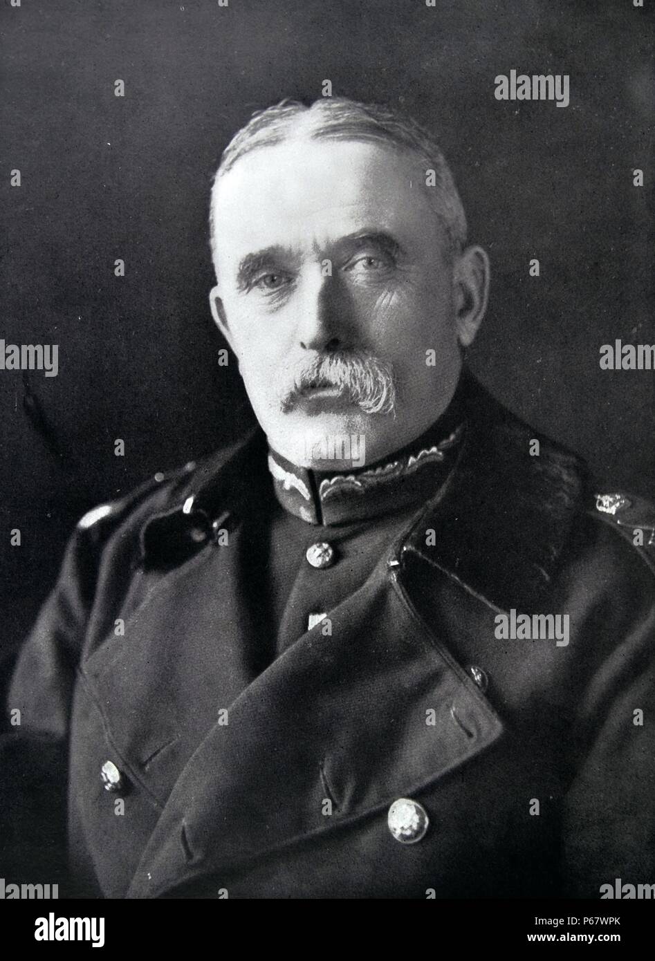 Giovanni francese, 1° Conte di Ypres (1852-1925), ufficiale dell'esercito britannico, Comandante della British forza expeditionary nella I guerra mondiale Foto Stock