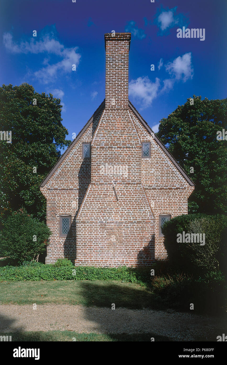 Adam Thoroughgood House. Virginia, Stati Uniti d'America. Foto Stock