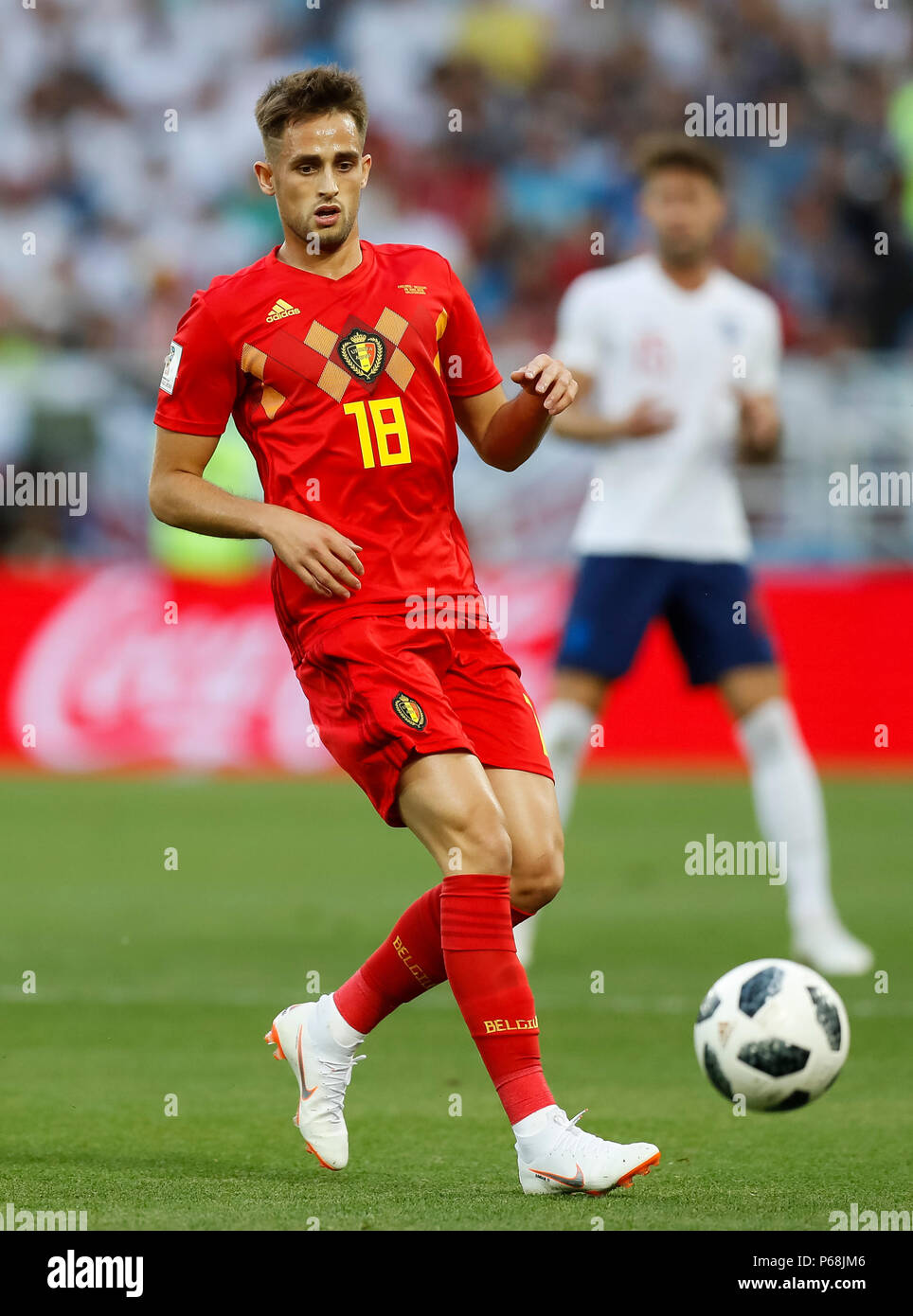 Kaliningrad, Russia. Il 28 giugno, 2018. Adnan Januzaj del Belgio durante il 2018 Coppa del Mondo FIFA Gruppo G match tra Inghilterra e Belgio a Kaliningrad Stadium il 28 giugno 2018 nella regione di Kaliningrad, Russia. (Foto di Daniel Chesterton/) Credit: Immagini di PHC/Alamy Live News Foto Stock