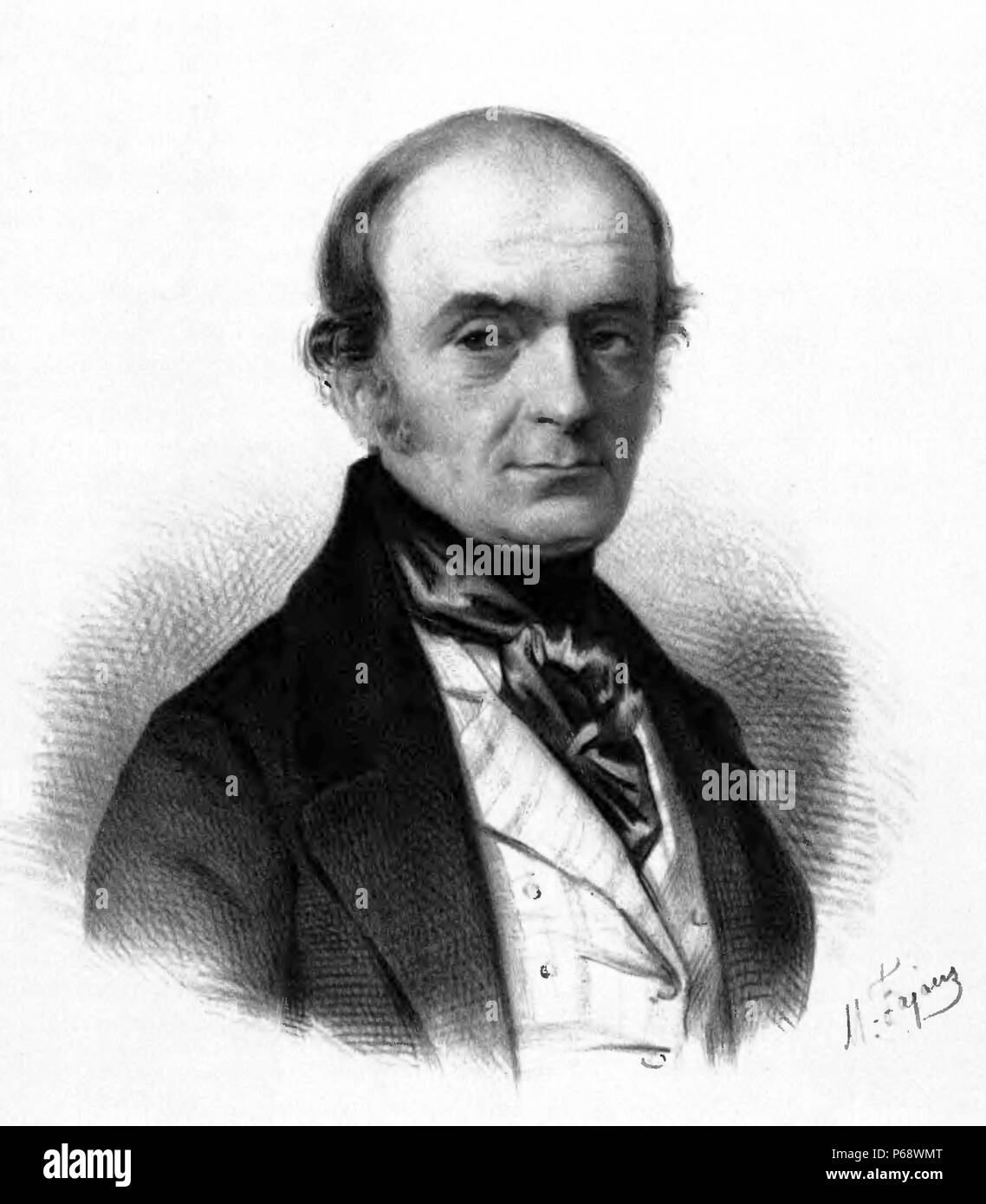 Józef Goluchowski (1797-1858) era un filosofo polacco Foto Stock