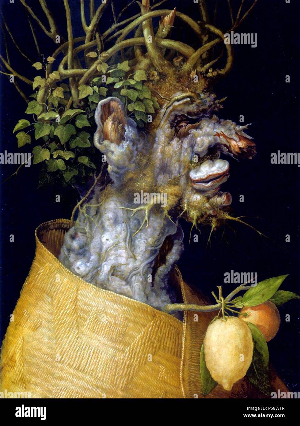 L'inverno; 1563; da Giuseppe Arcimboldo (1527-1593) Foto Stock