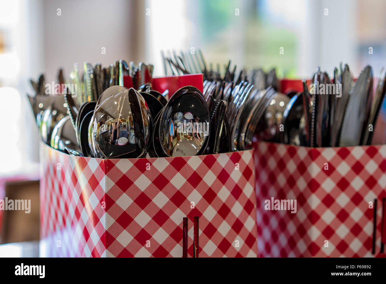 Picnic Prep Foto Stock