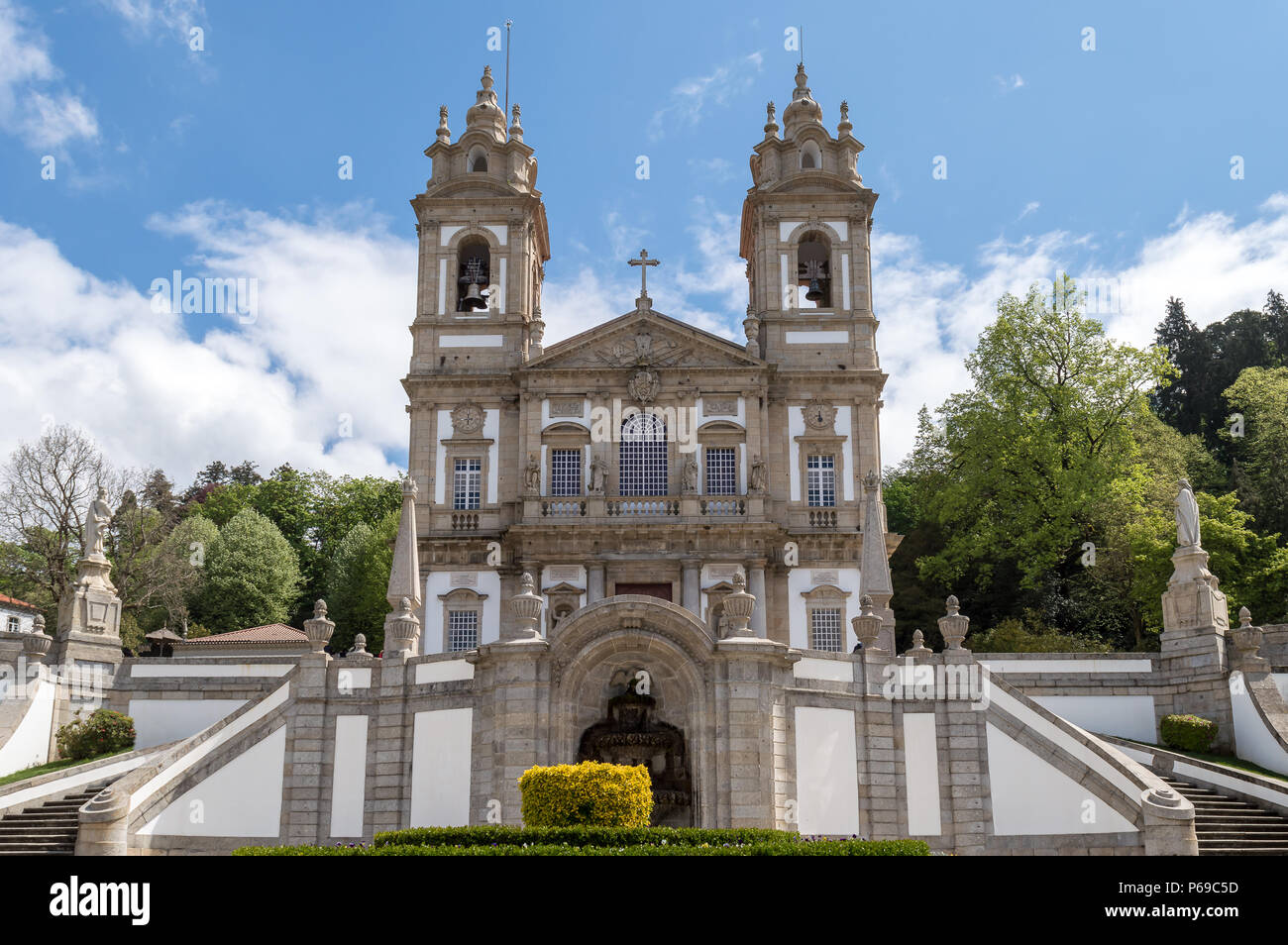 Braga, Portogallo - 27 Aprile 2018: "Bom Jesus do Monte' Santuario Foto Stock