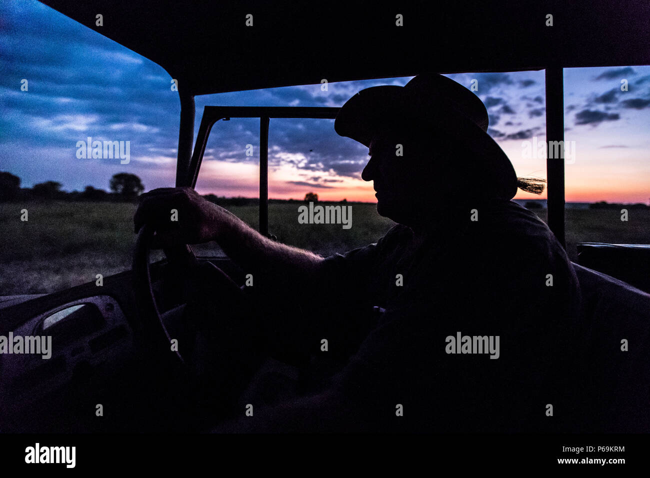 Outback-Safari con Sab Lord nel territorio del Nord, Australia Foto Stock