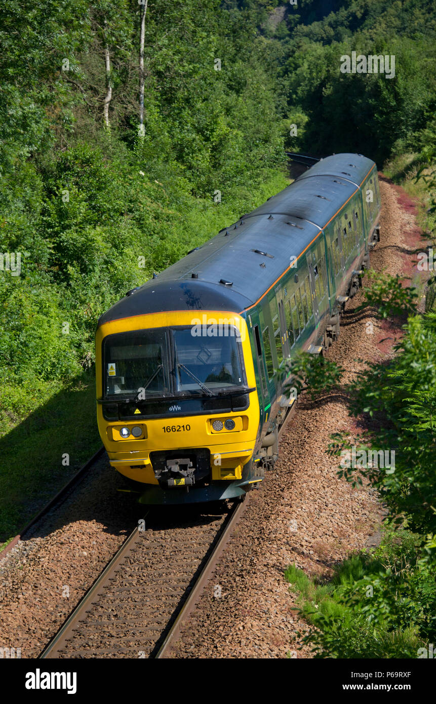 Great Western Railway linea derivata da Temple Meads (Bristol) stazione di Severn Beach, in Severn Beach Line, passando attraverso la Avon Gorge. Foto Stock