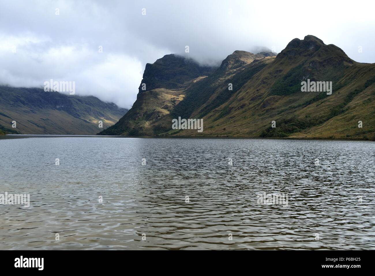Laguna Shimbe - sciamanesimo in ' SALALA Las Huaringas ' - HUANCABAMBA.. Dipartimento di Piura .PERÙ Foto Stock
