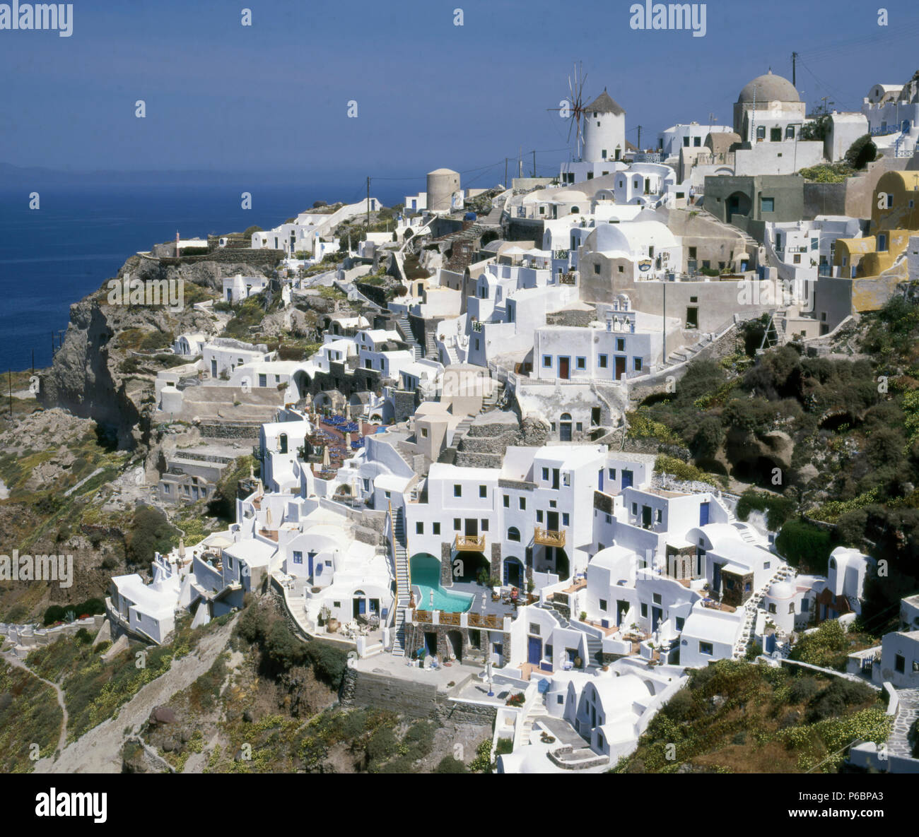 Grecia CICLADI Santorini, Ia, Foto Stock