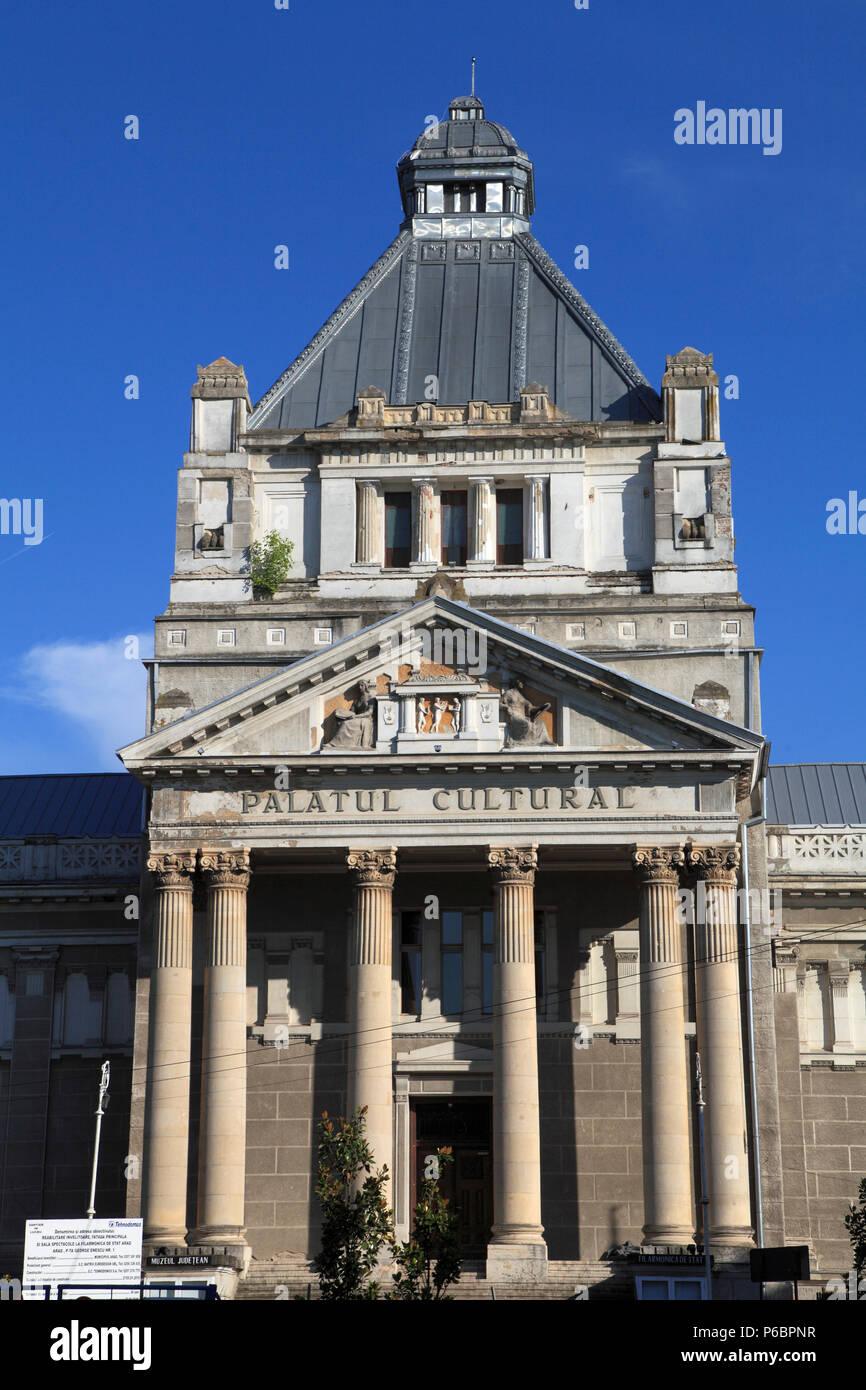 La Romania, Crisana, Arad, Palazzo della Cultura, Foto Stock