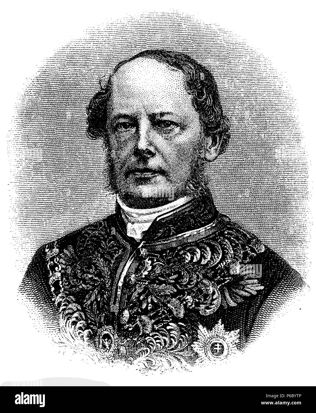 Friedrich Freiherr von Beust, Foto Stock