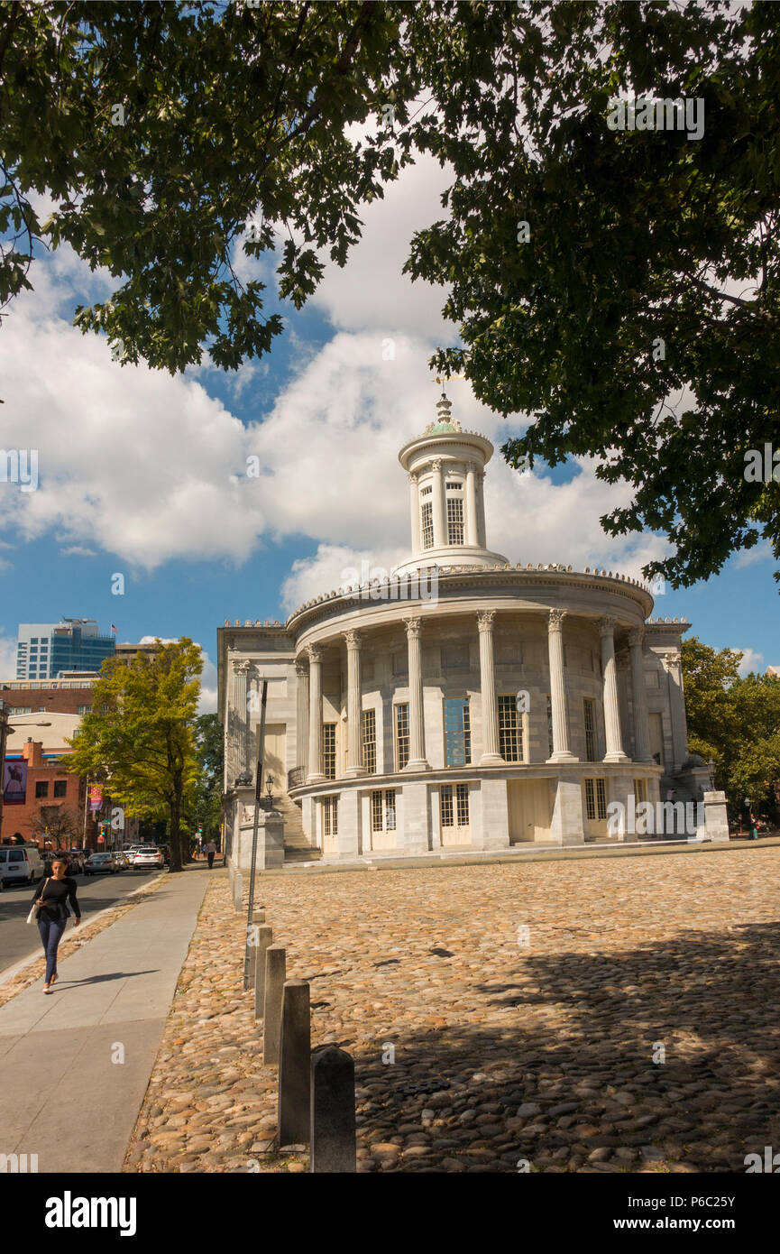 Merchants exchange edificio in Philadelphia PA Foto Stock