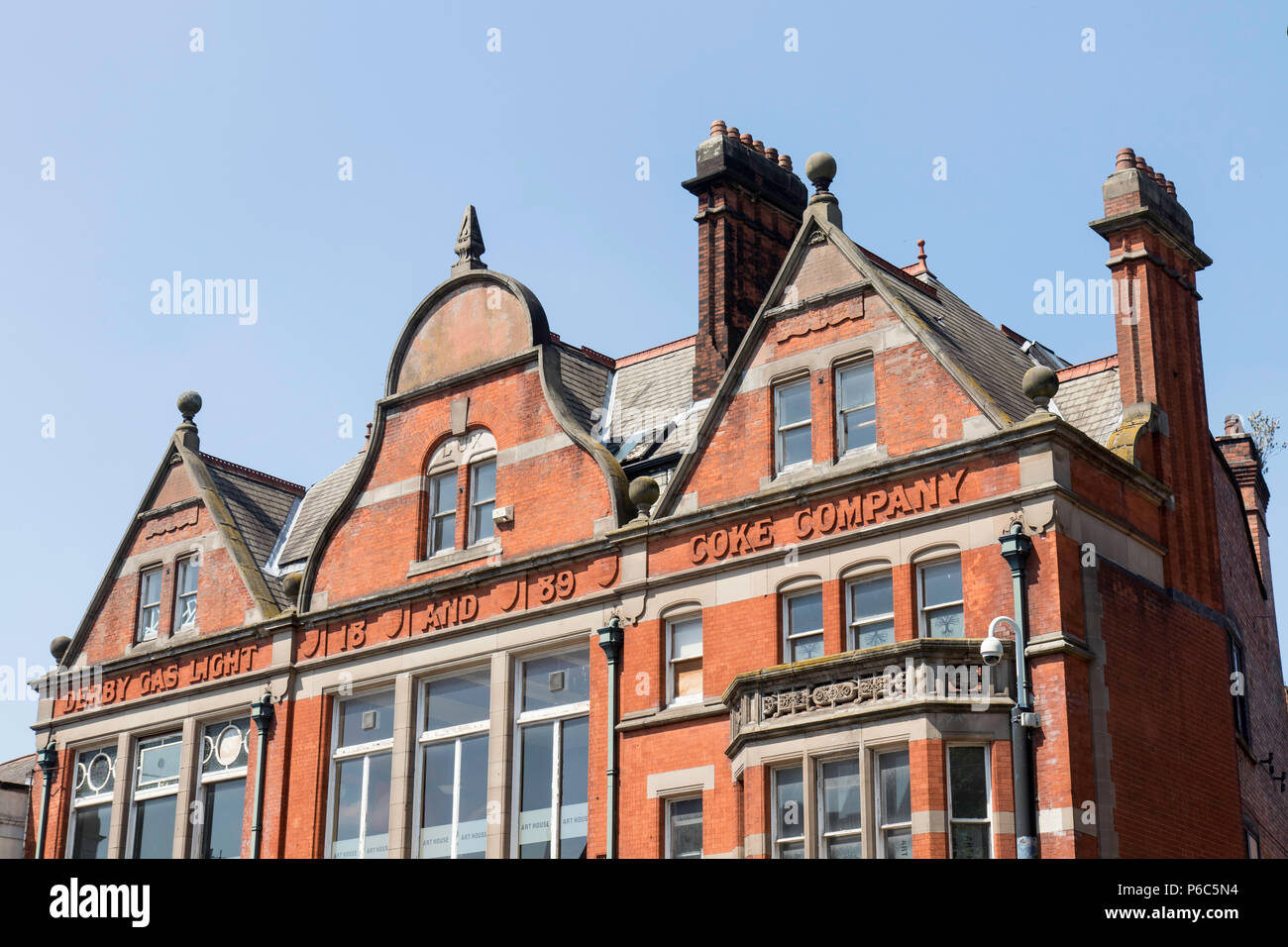 Il primo gas light e coca cola company, Derby Foto Stock