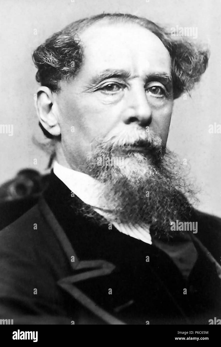 CHARLES DICKENS (1812-1870) autore inglese e scrittore durante la sua seconda visita in America 1867-1868. Foto Stock
