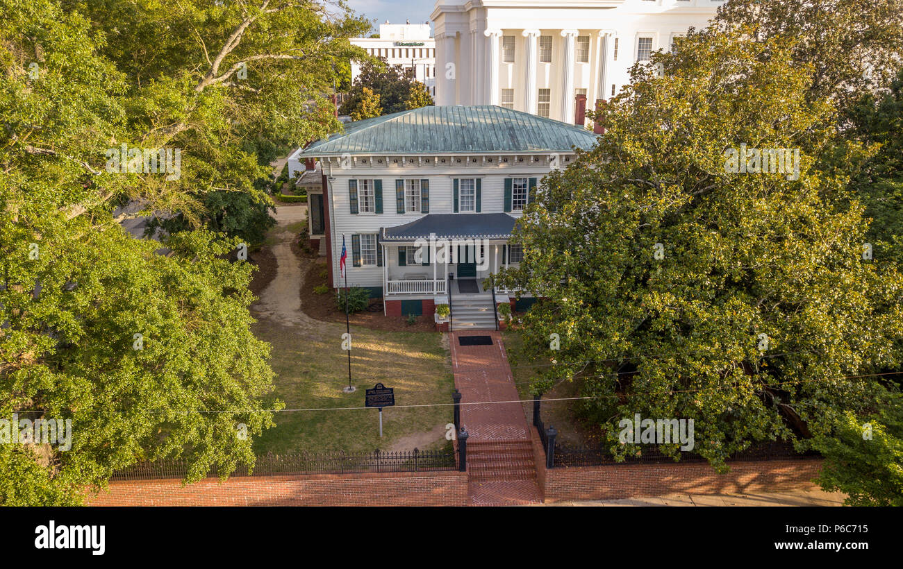 Prima Casa Bianca della Confederazione, Montegomery, Alabama, STATI UNITI D'AMERICA Foto Stock