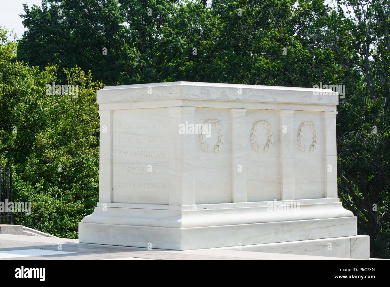 Tomba del Milite Ignoto presso il Cimitero Nazionale di Arlington, Arlington, Virginia, Stati Uniti d'America Foto Stock