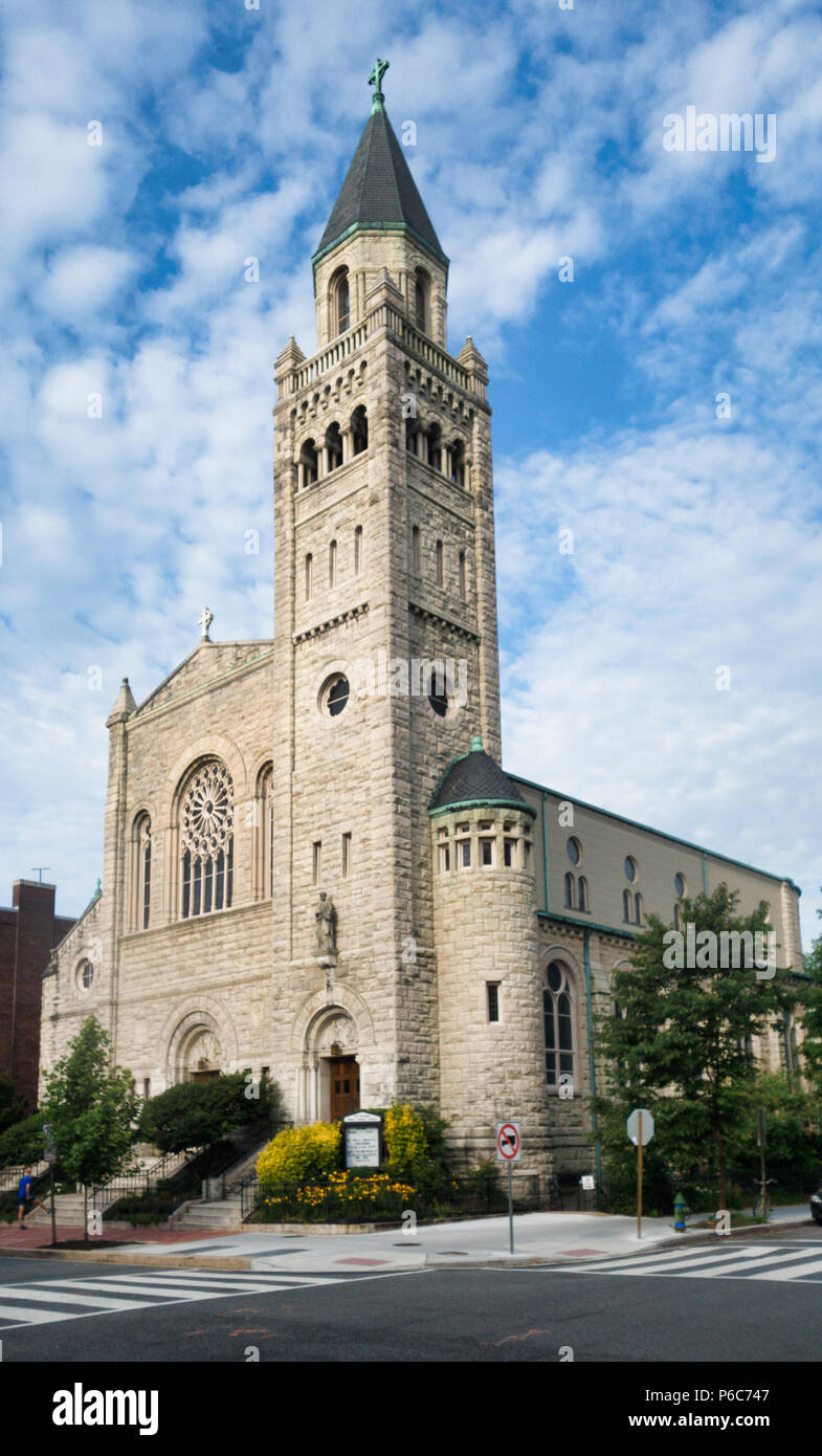 La Chiesa di San Pietro a Capitol Hill è una chiesa cattolica romana situato nel Capitol Hill quartiere di Washington, il Distretto di Columbia, Stati Uniti d'America Foto Stock