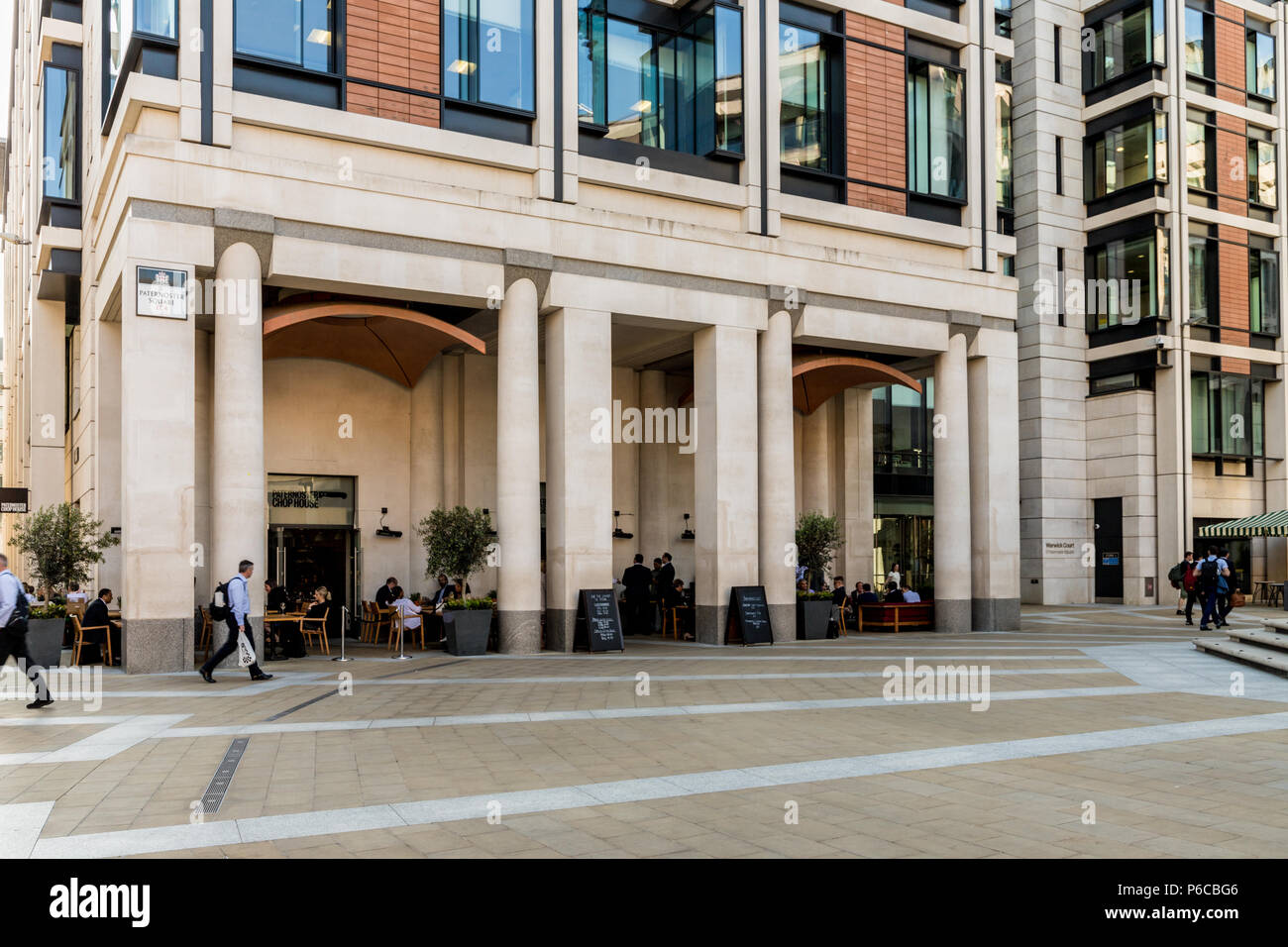 Una vista tipica della città di Londra Foto Stock