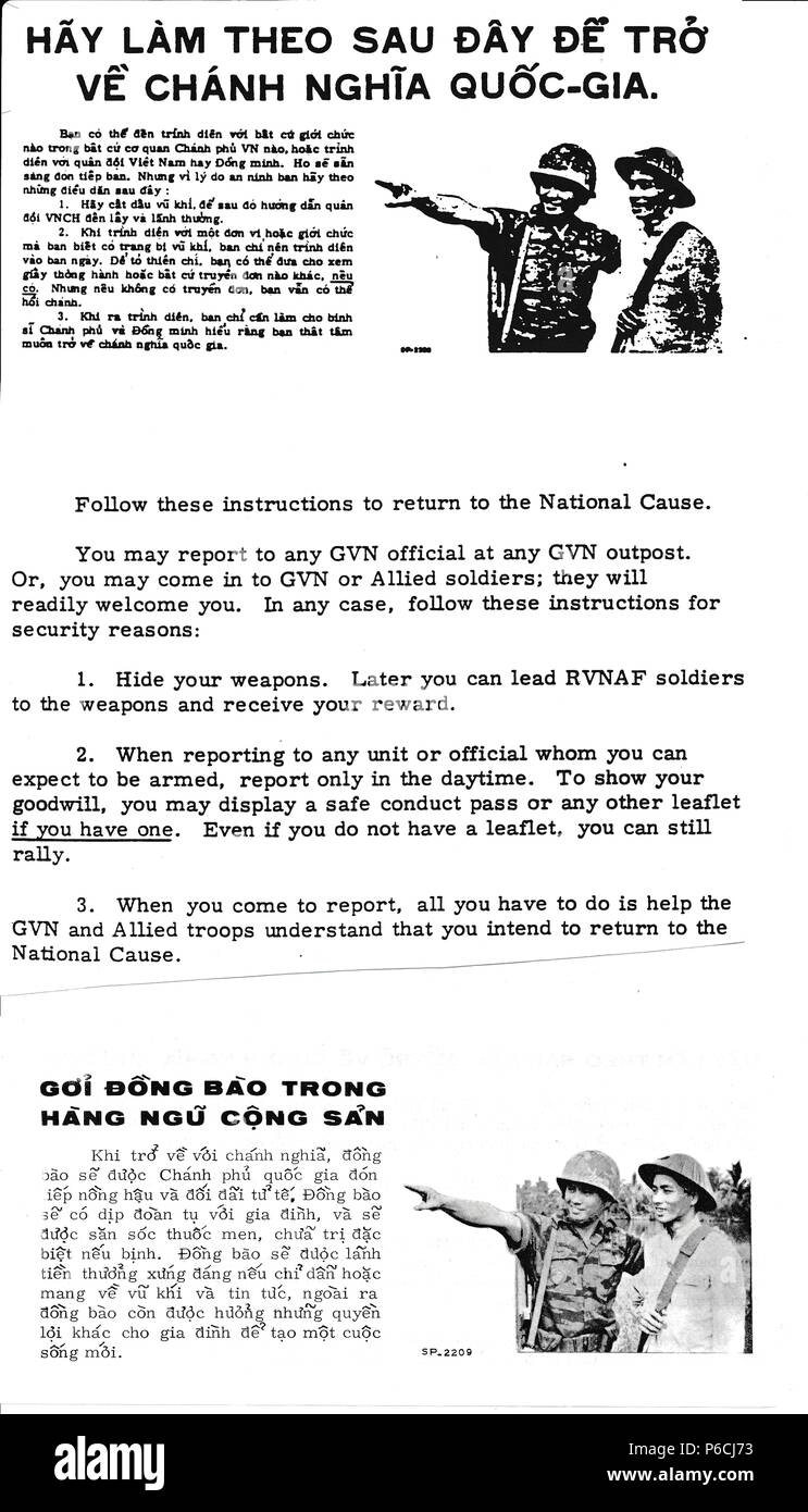 Volantini, 1970. () Foto Stock