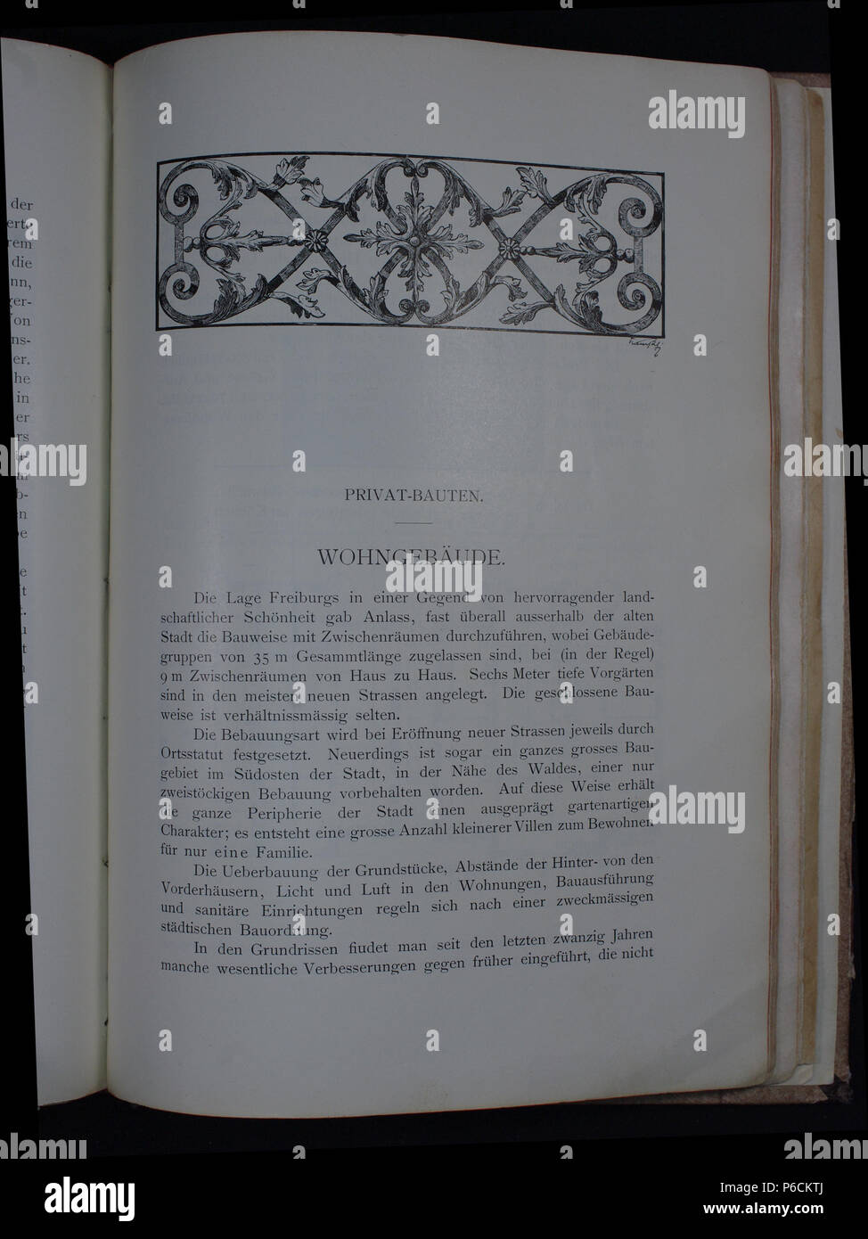 . Freiburg im Breisgau. Die Stadt und ihre Bauten. N/A 47 Freiburg Bauten 605 Foto Stock