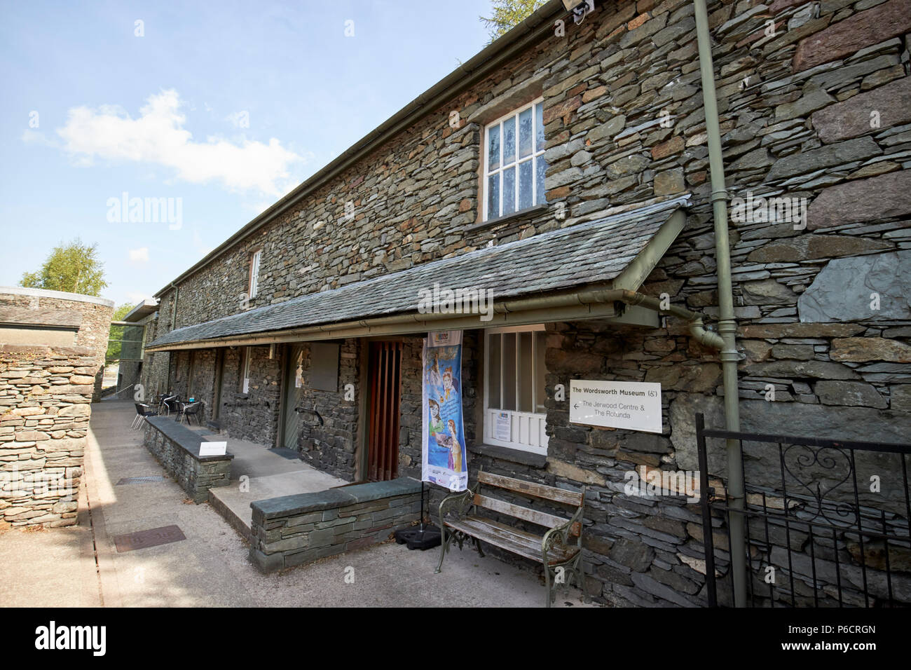 The Wordsworth Museum nella frazione di città fine vicino a Grasmere Lake District Cumbria Inghilterra England Regno Unito Foto Stock