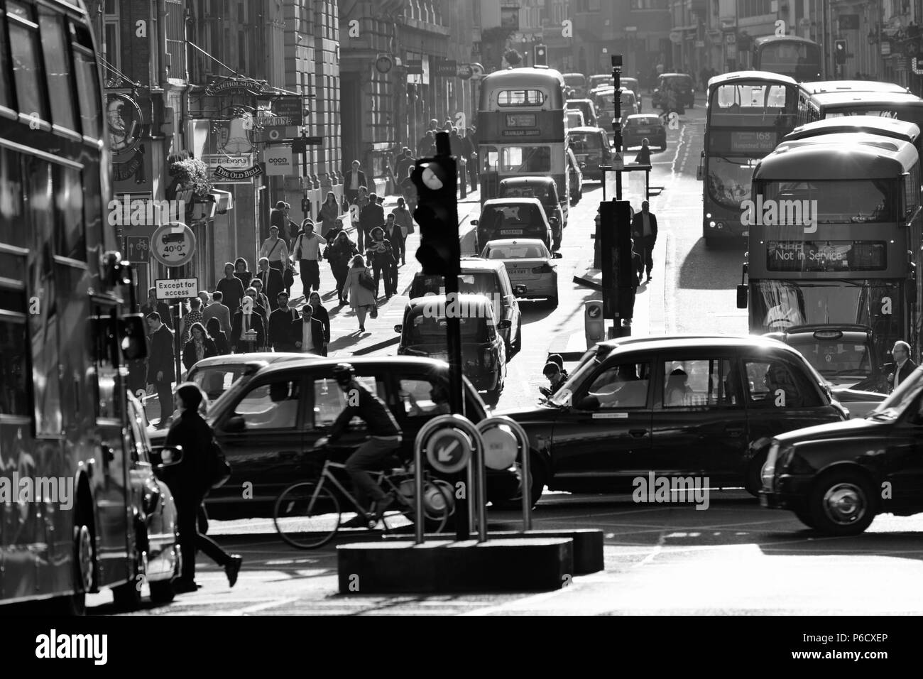 Rush Hour, Londra Foto Stock