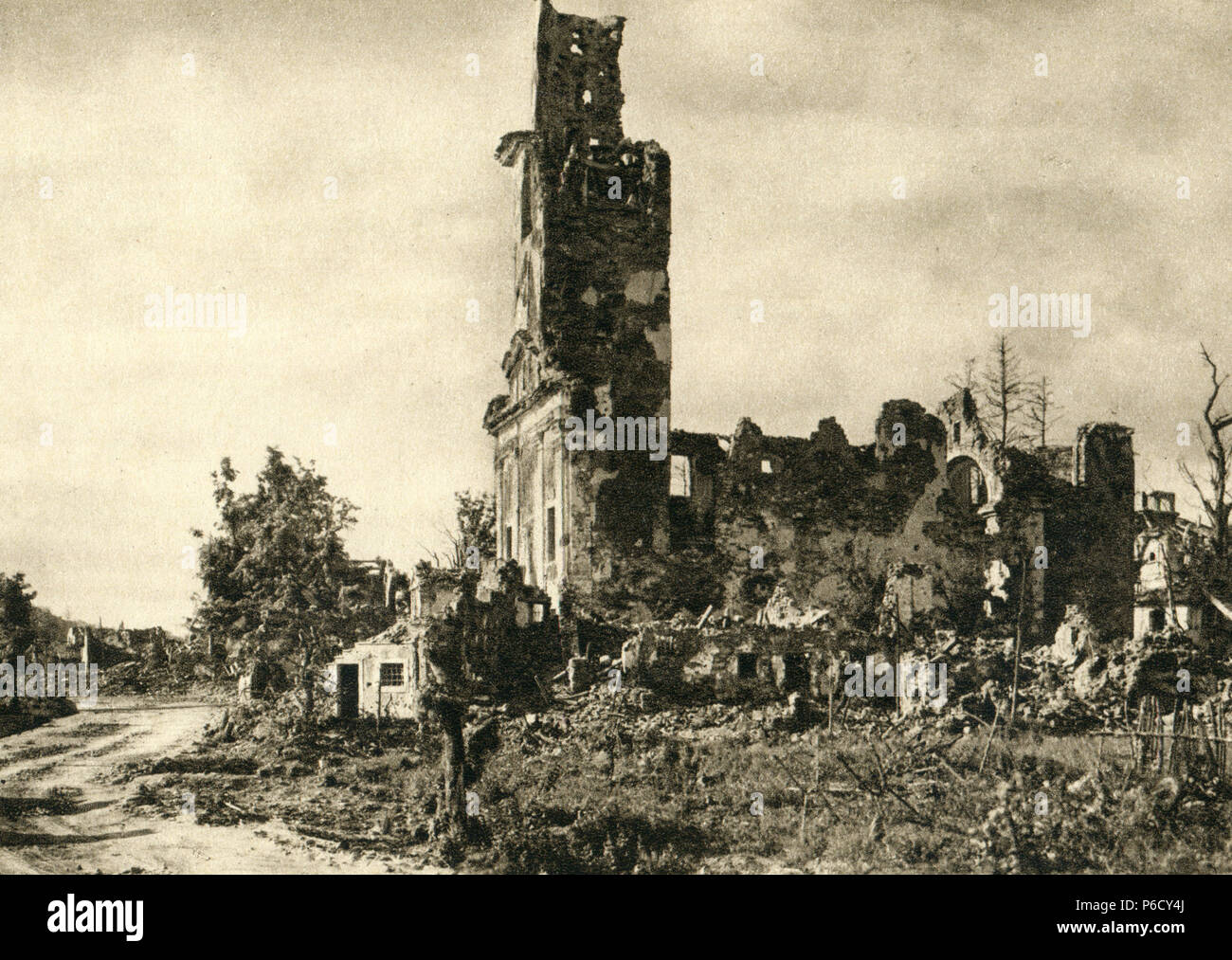 Le macerie, san Pietro, görz, ww1, la prima guerra mondiale, la prima guerra mondiale Foto Stock