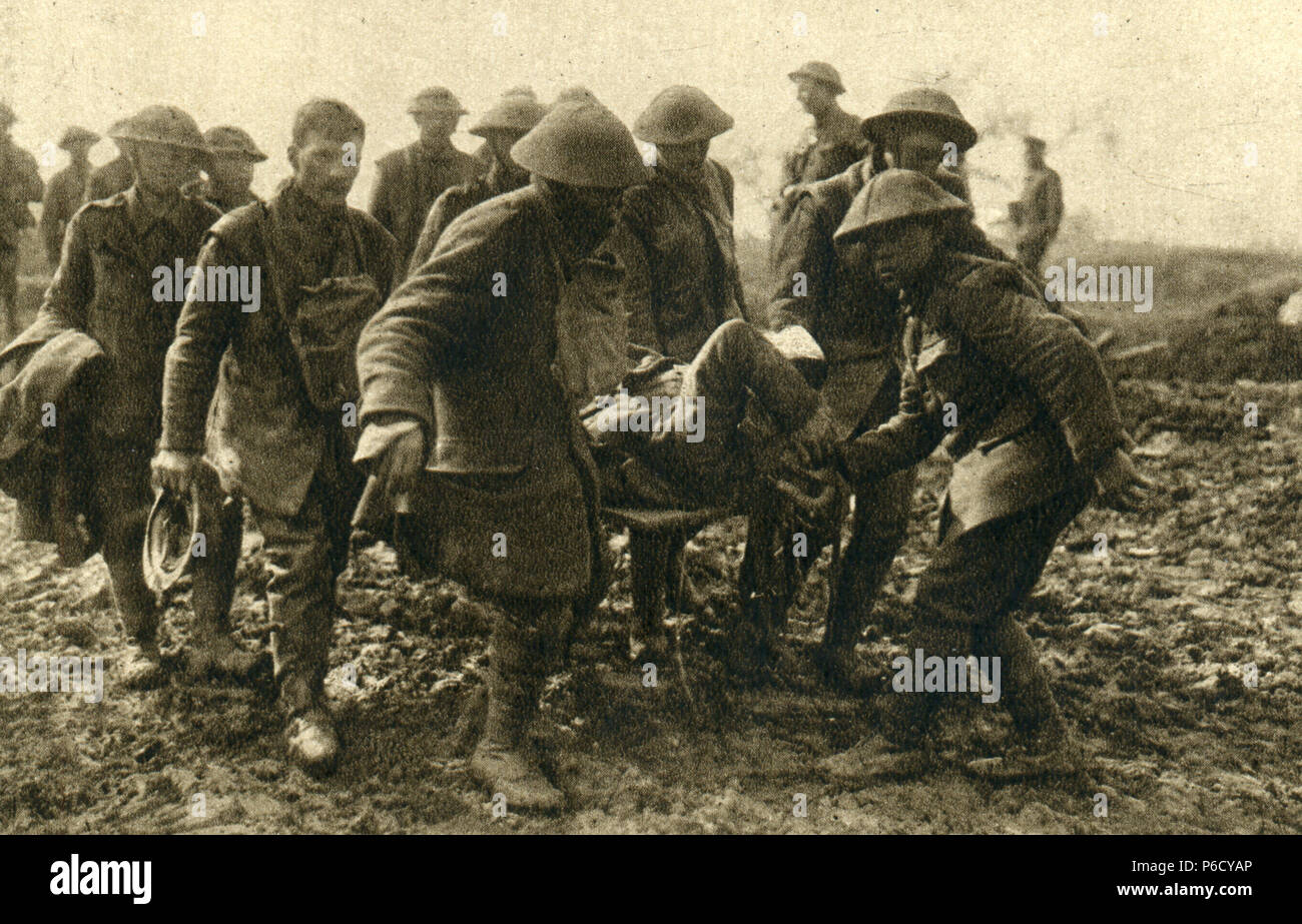 La prima guerra mondiale, incidenti, ww1, la prima guerra mondiale, la prima guerra mondiale Foto Stock