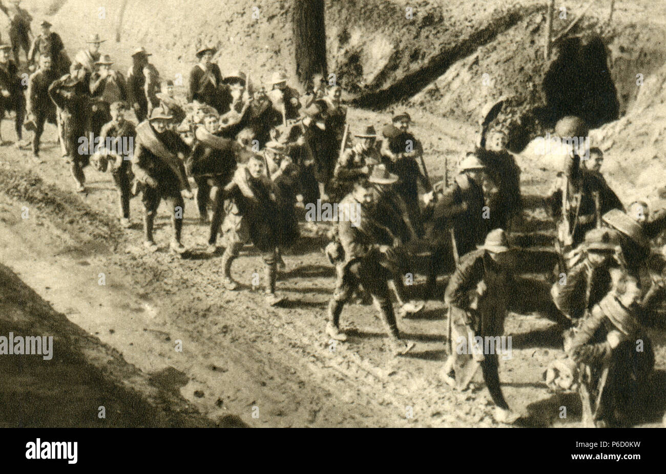 Soldati britannici, somme, lotta, ww1, la prima guerra mondiale, la prima guerra mondiale Foto Stock