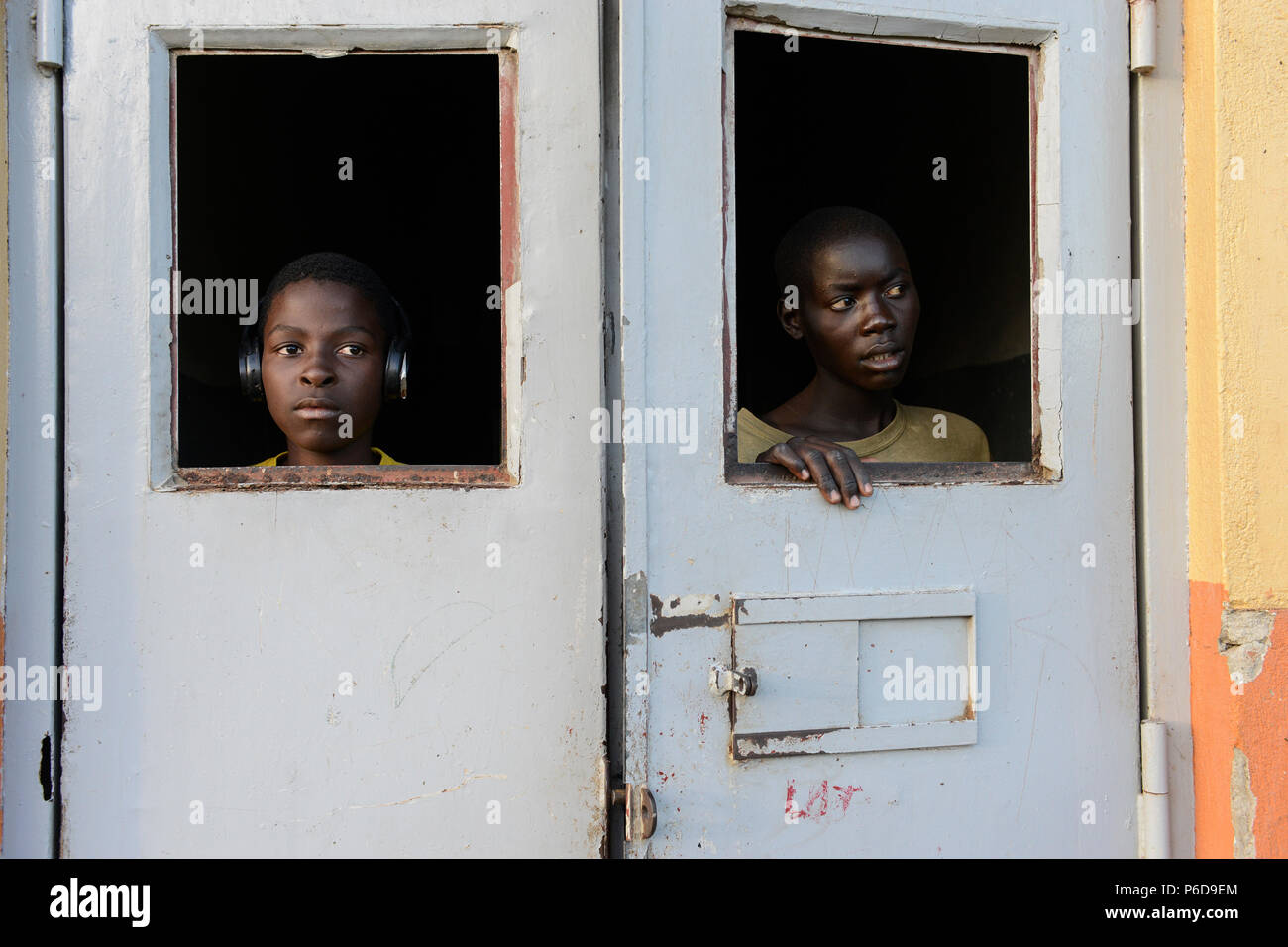 UGANDA, Kampala, Kampiringisa, nazionale centro di riabilitazione, un teenager-struttura di detenzione per bambini e giovani / Jugendhaftanstalt und Rehabilitationszentrum Kampiringisa Foto Stock