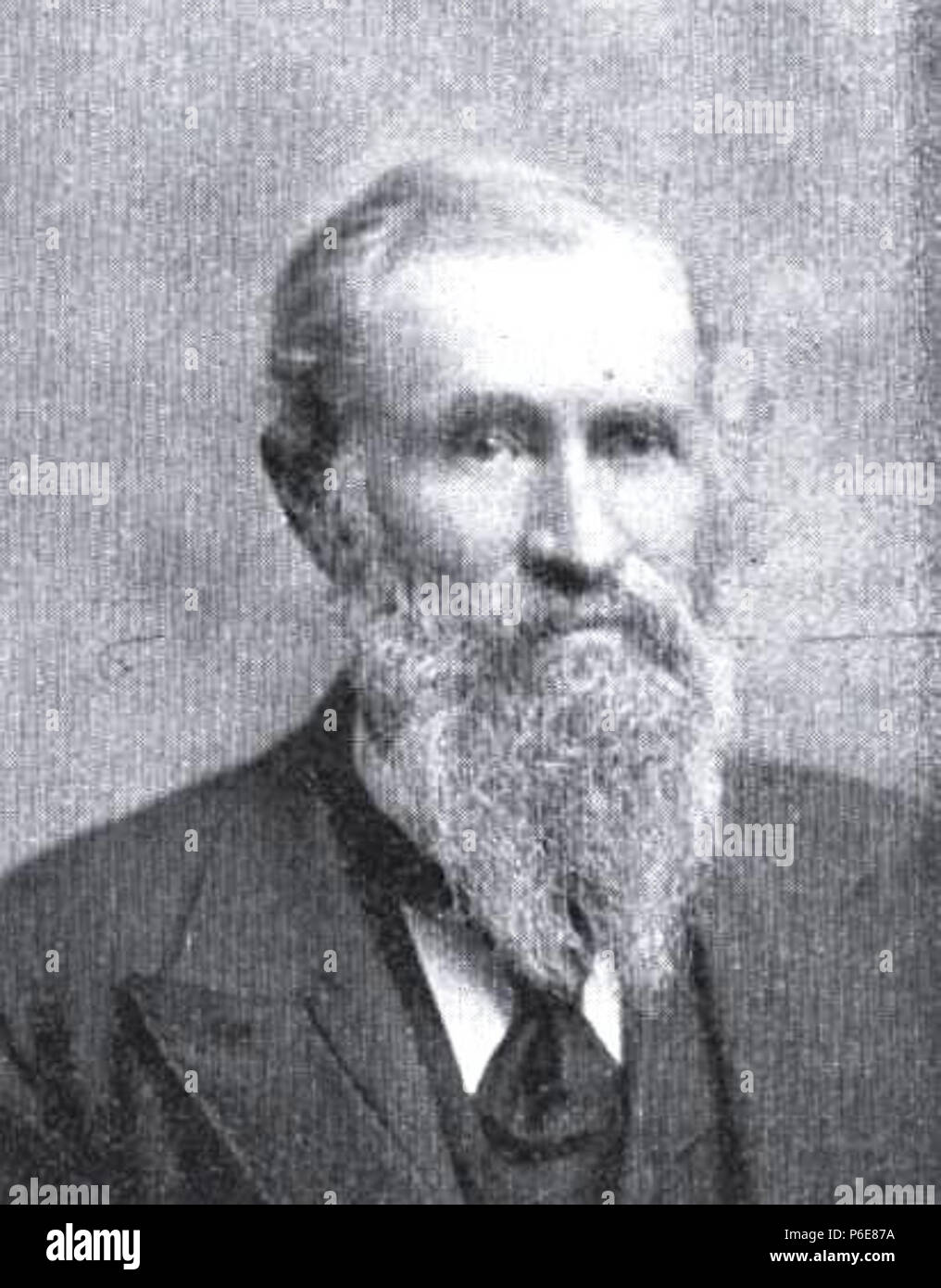 Inglese: Sila Sanford Smith membro dell'Utah legislatore territoriale inf 1859, 1869 e 1878. 1901 74 Sila Sanford Smith Foto Stock