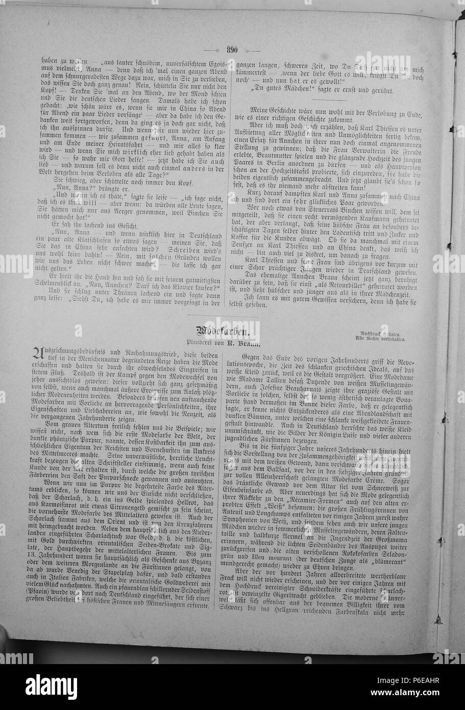 . Die Gartenlaube. Deutsch: Seite 890 aus 'Die Gartenlaube'. Inglese: pagina 890 da ufficiale Die Gartenlaube per 1895. Immagine estratta (eventuale): File:Die Gartenlaube (1895) b 890.jpg - hi res, 2,5 MB. Deutsch: keine Bildunterschrift inglese: nessuna didascalia . N/A 23 Die Gartenlaube (1895) 890 Foto Stock
