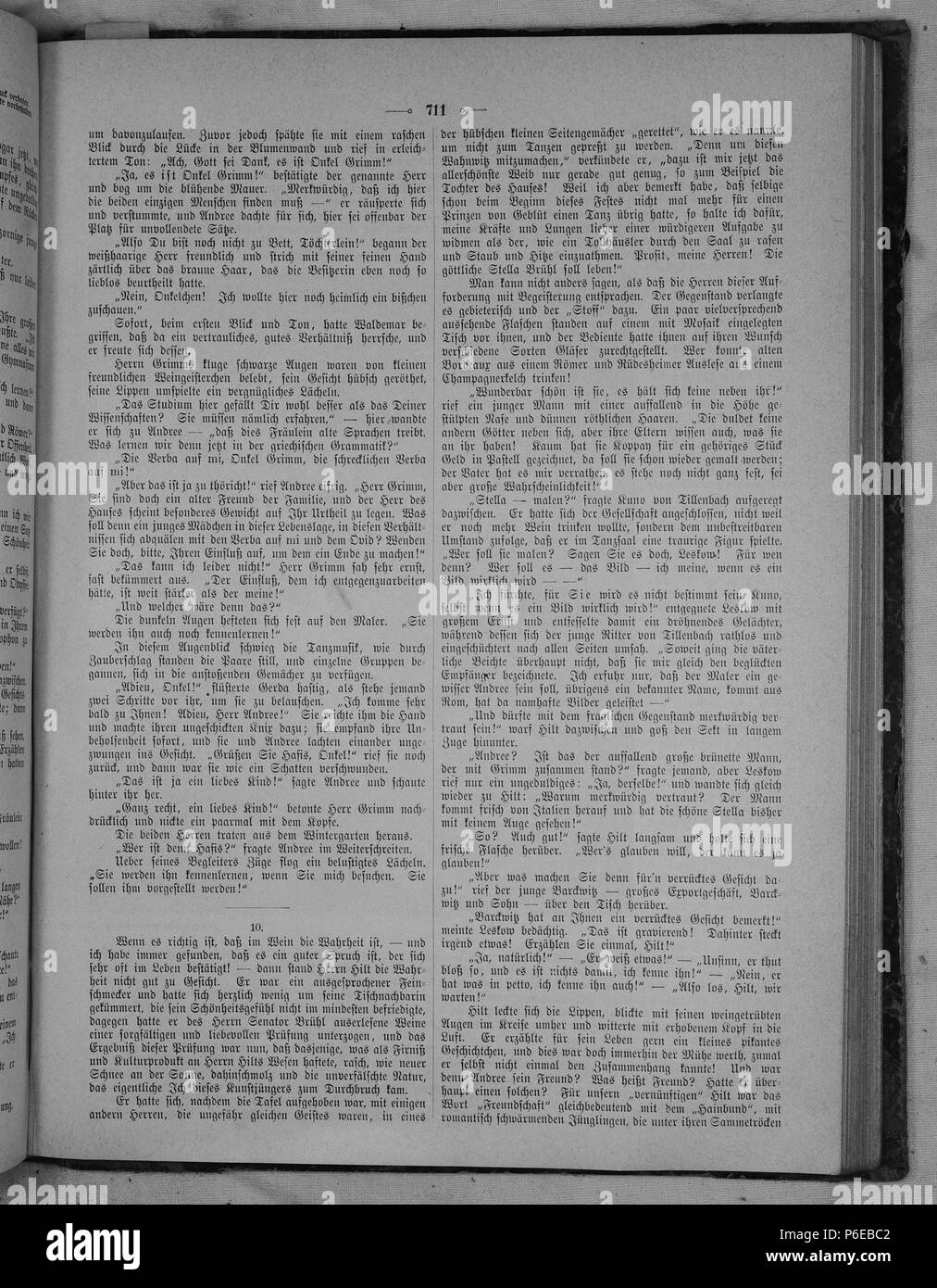 . Die Gartenlaube. Deutsch: Seite 711 aus 'Die Gartenlaube'. Inglese: pagina 711 da ufficiale Die Gartenlaube per 1891. Immagine estratta (eventuale): File:Die Gartenlaube (1891) b 711.jpg - hi res, 2,5 MB. Deutsch: keine Bildunterschrift inglese: nessuna didascalia . N/A 16 Die Gartenlaube (1891) 711 Foto Stock