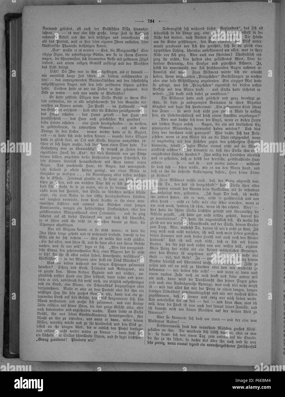 . Die Gartenlaube. Deutsch: Seite 794 aus 'Die Gartenlaube'. Inglese: pagina 794 da ufficiale Die Gartenlaube per 1891. Immagine estratta (eventuale): File:Die Gartenlaube (1891) b 794.jpg - hi res, 2,5 MB. Deutsch: keine Bildunterschrift inglese: nessuna didascalia . N/A 17 Die Gartenlaube (1891) 794 Foto Stock